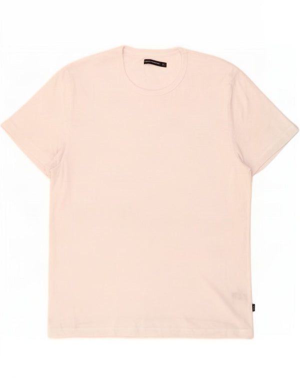 French Connection Mens T-Shirt Top XL White Cotton