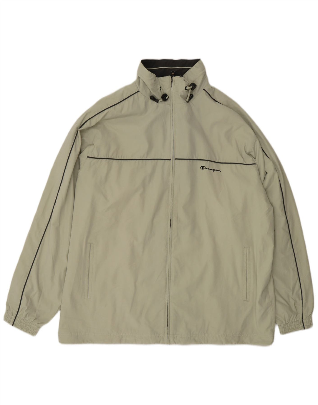 CHAMPION Mens Tracksuit Top Jacket XL Green Polyester