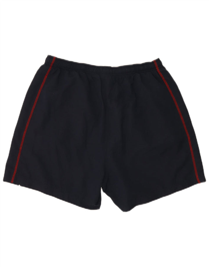 Reebok Mens Graphic Sport Shorts Large  Navy Blue Polyester