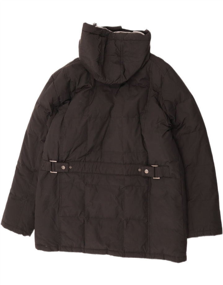 Ivy Oxford Mens Hooded Padded Jacket IT 54 2XL Black Polyamide