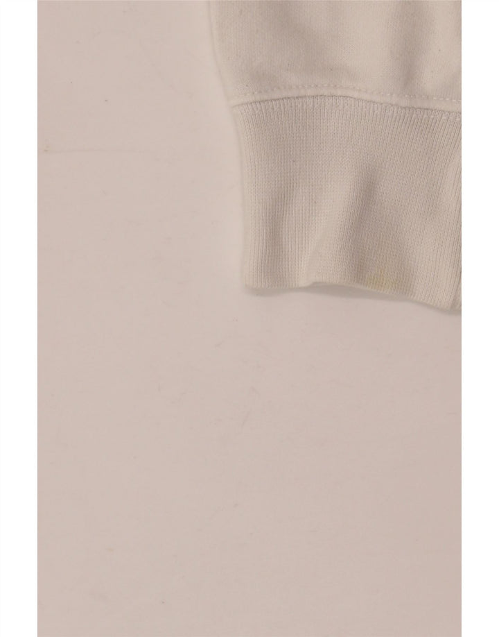 Champion Mens Graphic Sweatshirt Jumper Medium White Colourblock Cotton