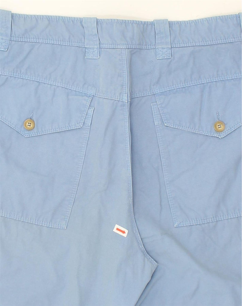 TRUSSARDI Mens Casual Trousers IT 52 XL W36 Blue Cotton | Vintage Trussardi | Thrift | Second-Hand Trussardi | Used Clothing | Messina Hembry 