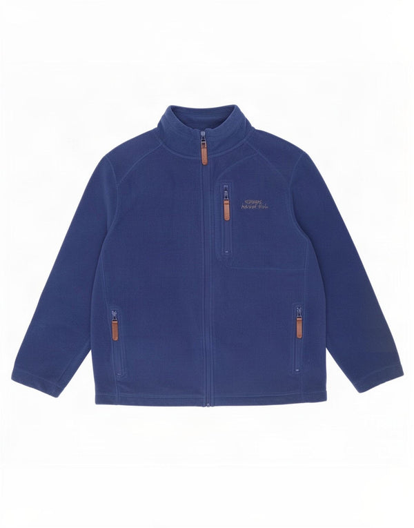 Weird Fish Mens Fleece Jacket UK 38 Medium Navy Blue Polyester