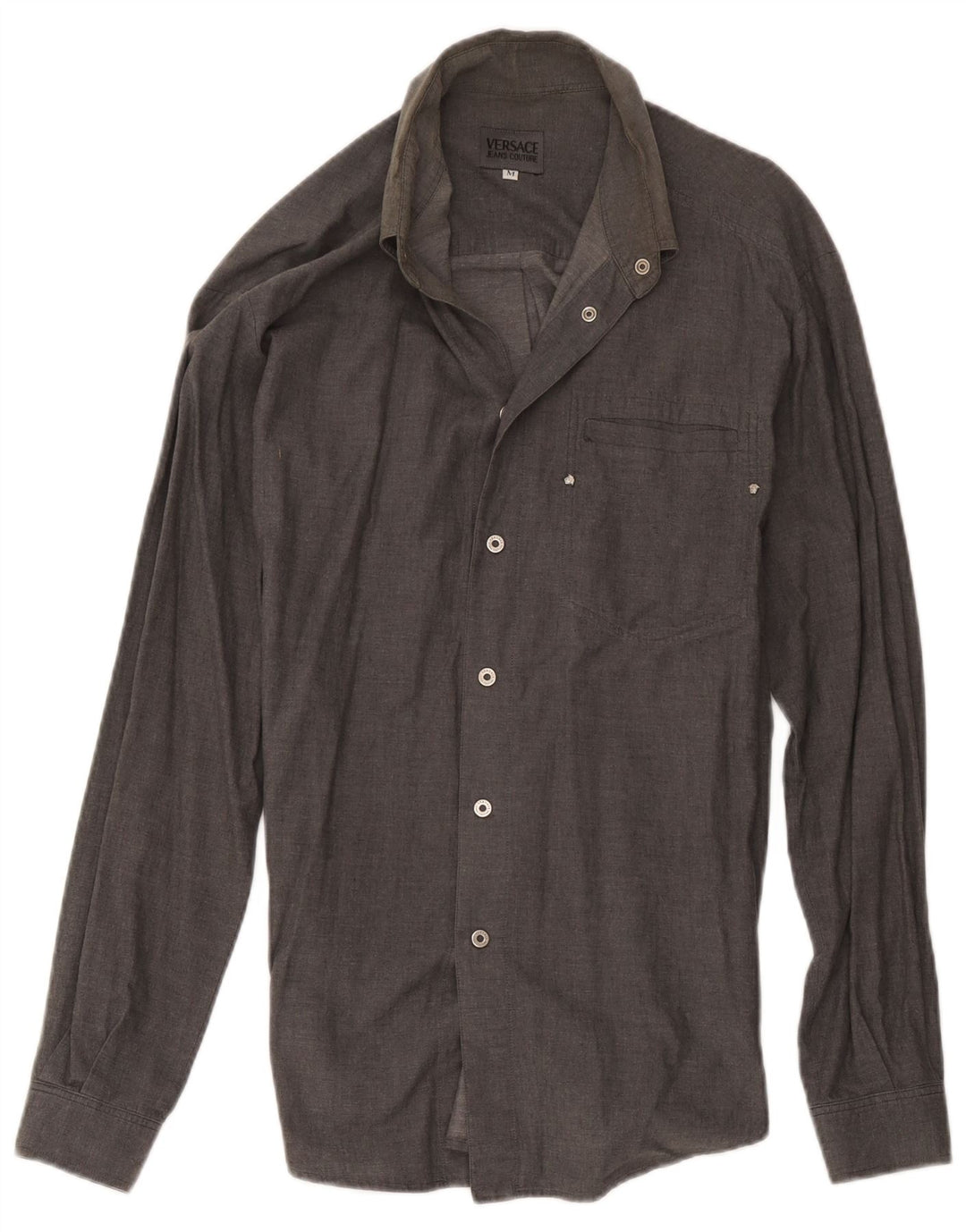 Versace Mens Shirt Medium Grey