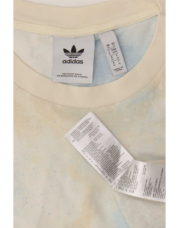 Adidas Mens T-Shirt Top Medium Multicoloured Tie Dye Cotton