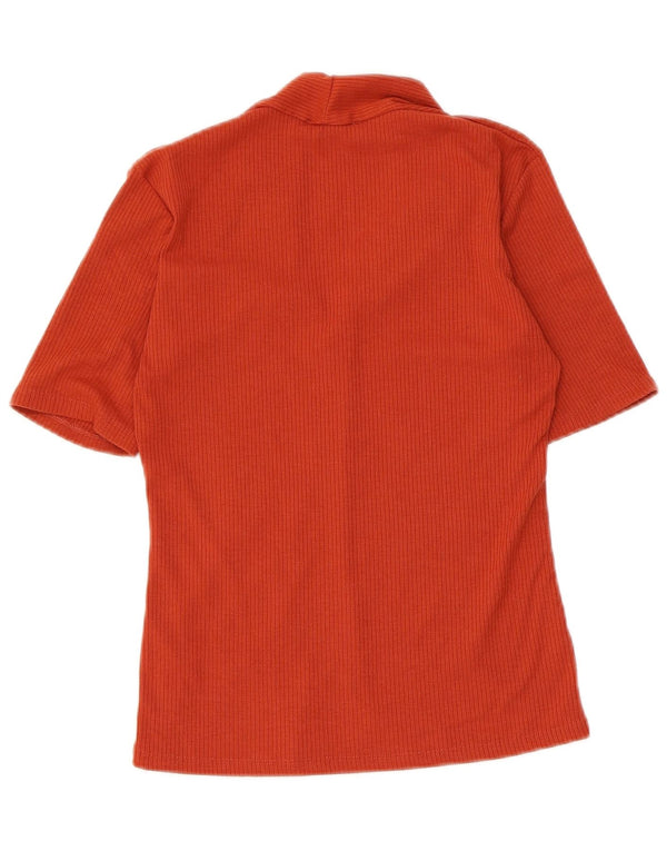 Zara Womens Blouse Top UK 8 Small Orange
