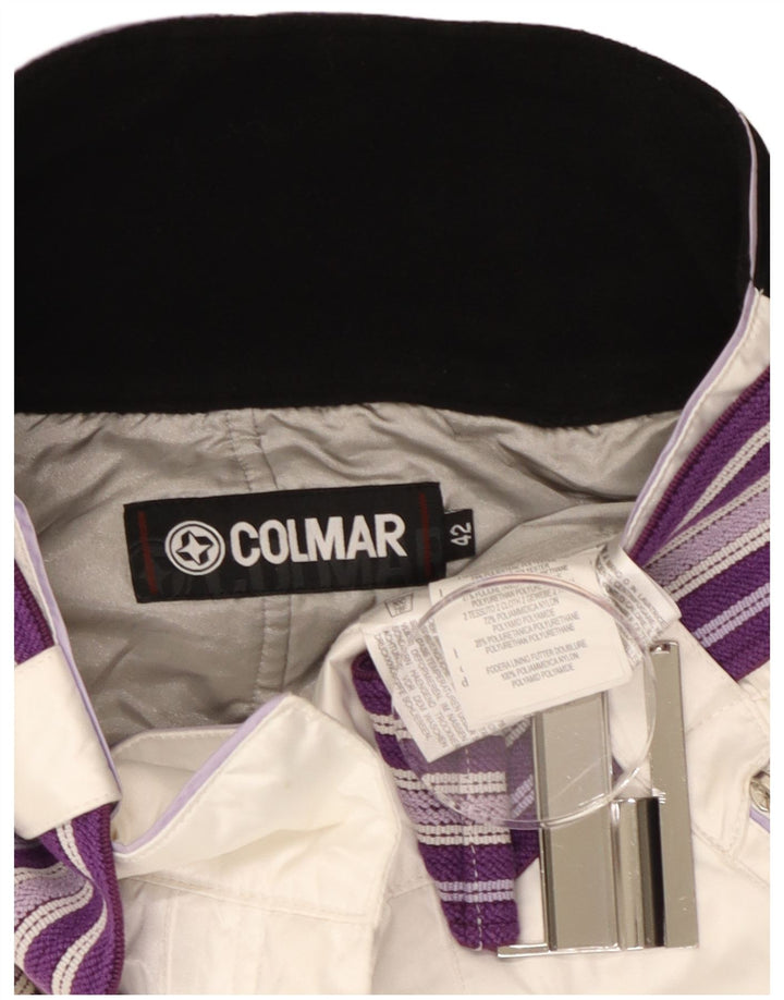 Colmar Womens Ski Trousers IT 42 Medium W28 L29 White Polyester Sports