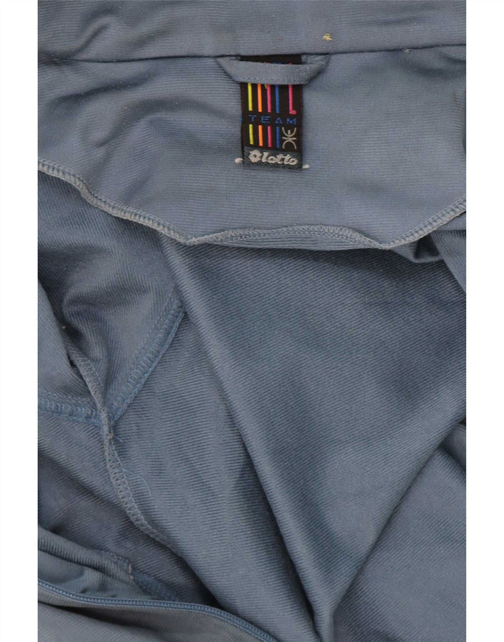 Lotto Mens Graphic Tracksuit Top Jacket Large Blue Colourblock