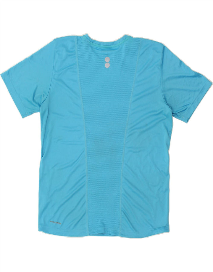 REEBOK Mens Graphic T-Shirt Top Small Blue Polyester | Vintage Reebok | Thrift | Second-Hand Reebok | Used Clothing | Messina Hembry 