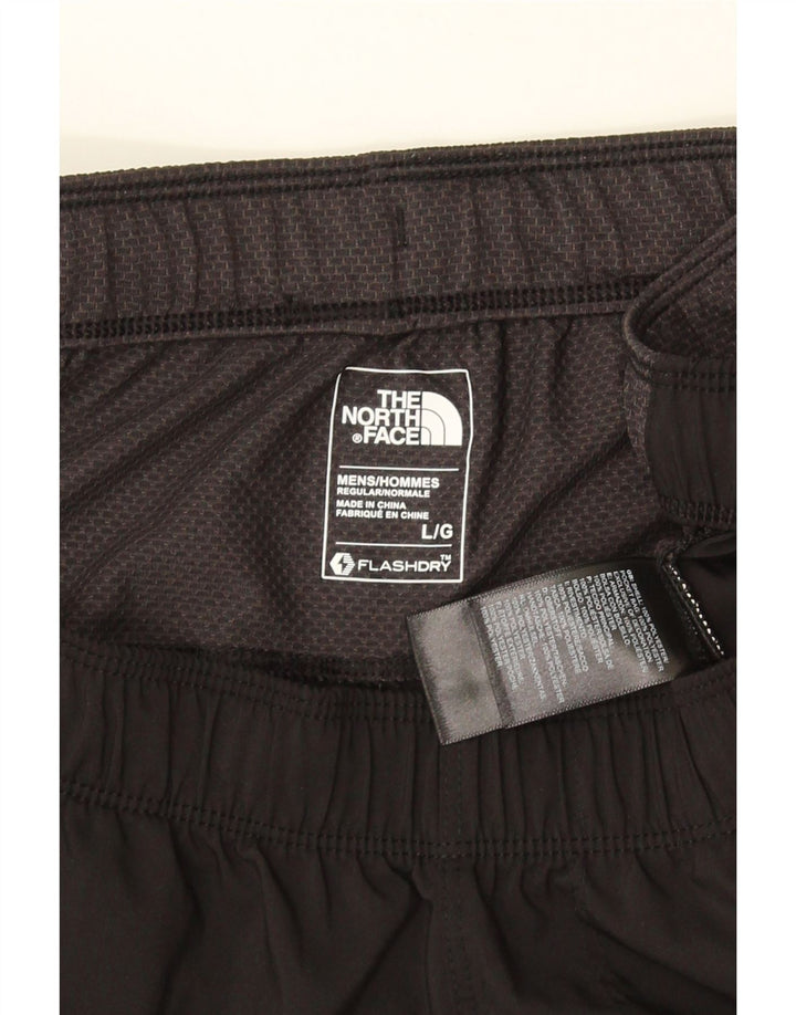 THE NORTH FACE Mens Sport Shorts Large  Black Colourblock Polyester