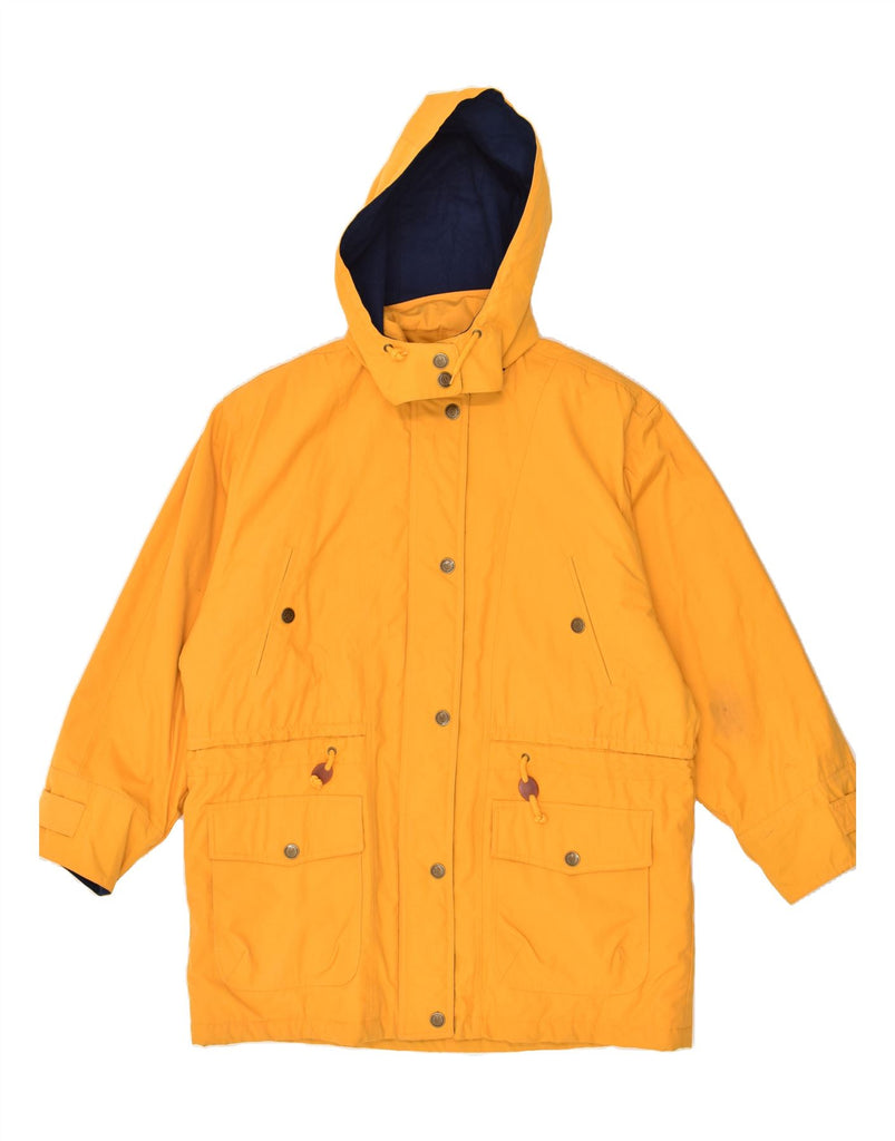 LONDON FOG Womens Hooded Windbreaker Coat US 16 2XL Yellow | Vintage London Fog | Thrift | Second-Hand London Fog | Used Clothing | Messina Hembry 