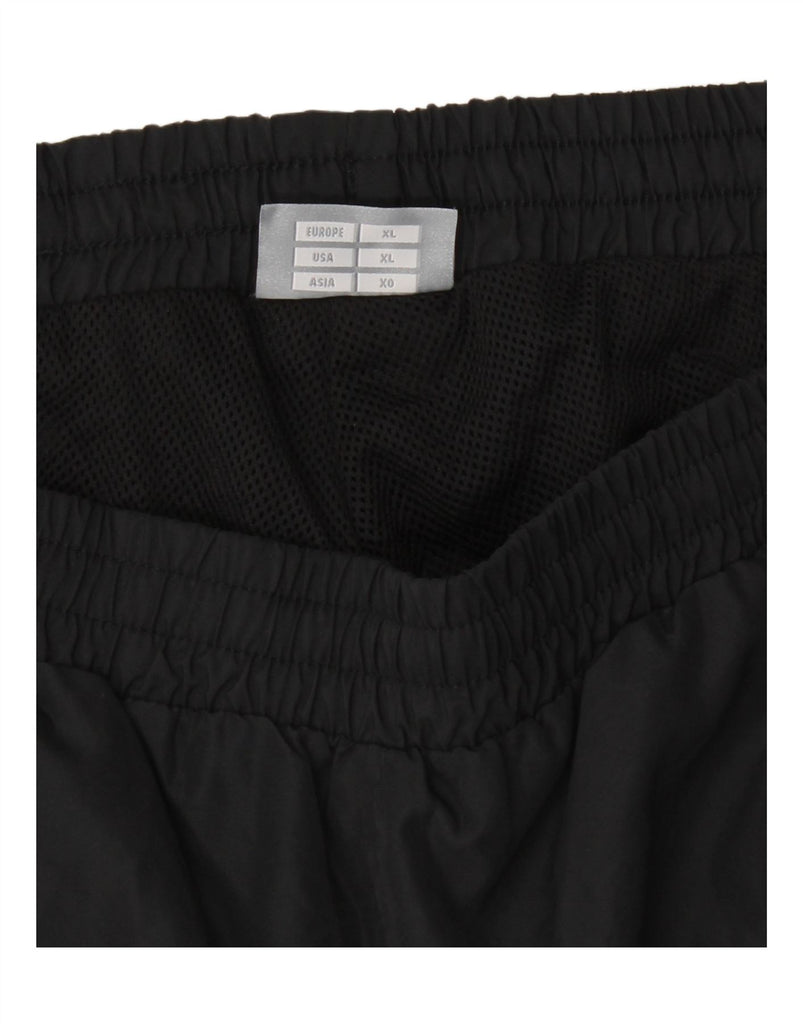 HUMMEL Mens Graphic Tracksuit Trousers XL  Black Colourblock Polyester Vintage Hummel and Second-Hand Hummel from Messina Hembry 