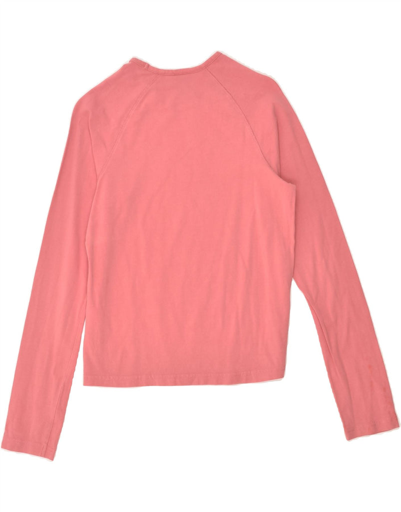 NIKE Girls Graphic Top Long Sleeve 13-14 Years Pink Cotton | Vintage Nike | Thrift | Second-Hand Nike | Used Clothing | Messina Hembry 