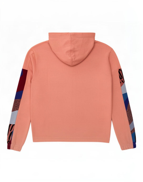 Adidas Girls Zip Hoodie Sweater 14-15 Years Pink Colourblock Cotton