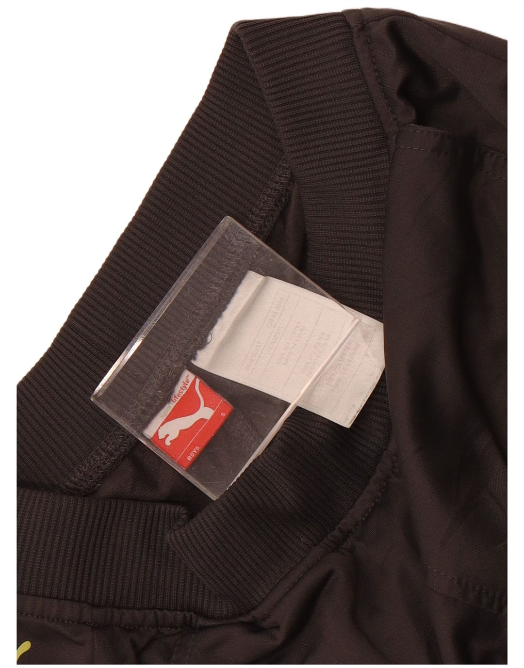 Puma Boys Graphic Tracksuit Trousers Joggers 7-8 Years Small Grey