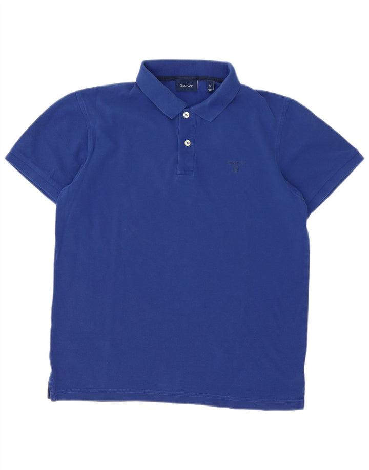 Gant Mens Polo Shirt Medium Blue