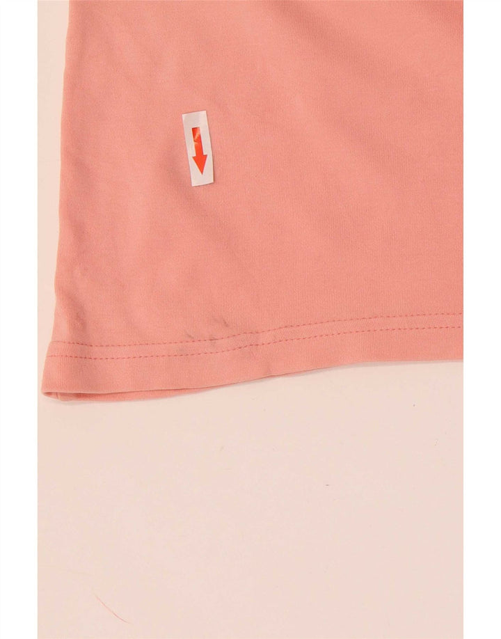 Puma Womens Polo Shirt UK 14 Large Pink
