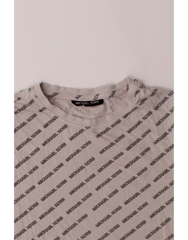 MICHAEL KORS Boys Graphic T-Shirt Top 15-16 Years Off White Cotton Vintage Michael Kors and Second-Hand Michael Kors from Messina Hembry 