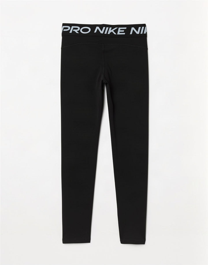 Nike Womens Dri Fit Graphic Leggings UK 14 Large Black