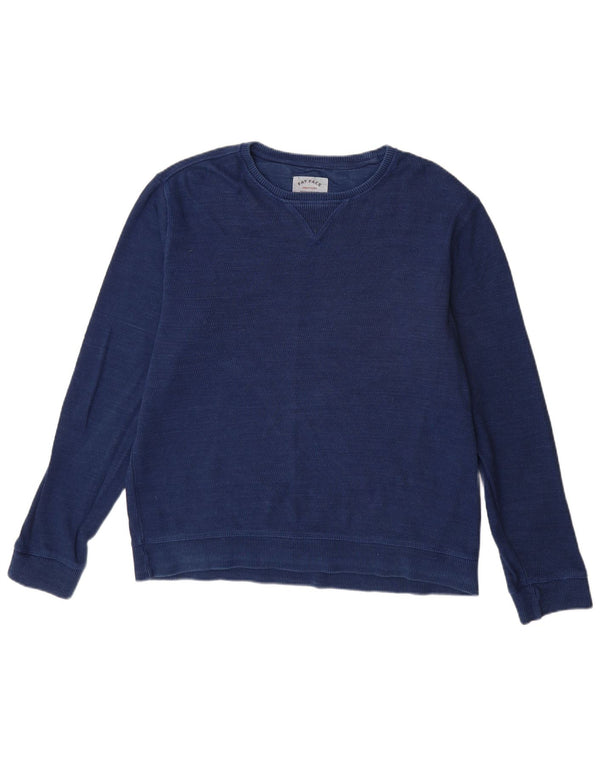 Fat Face Mens Sweatshirt Jumper Medium Navy Blue Cotton