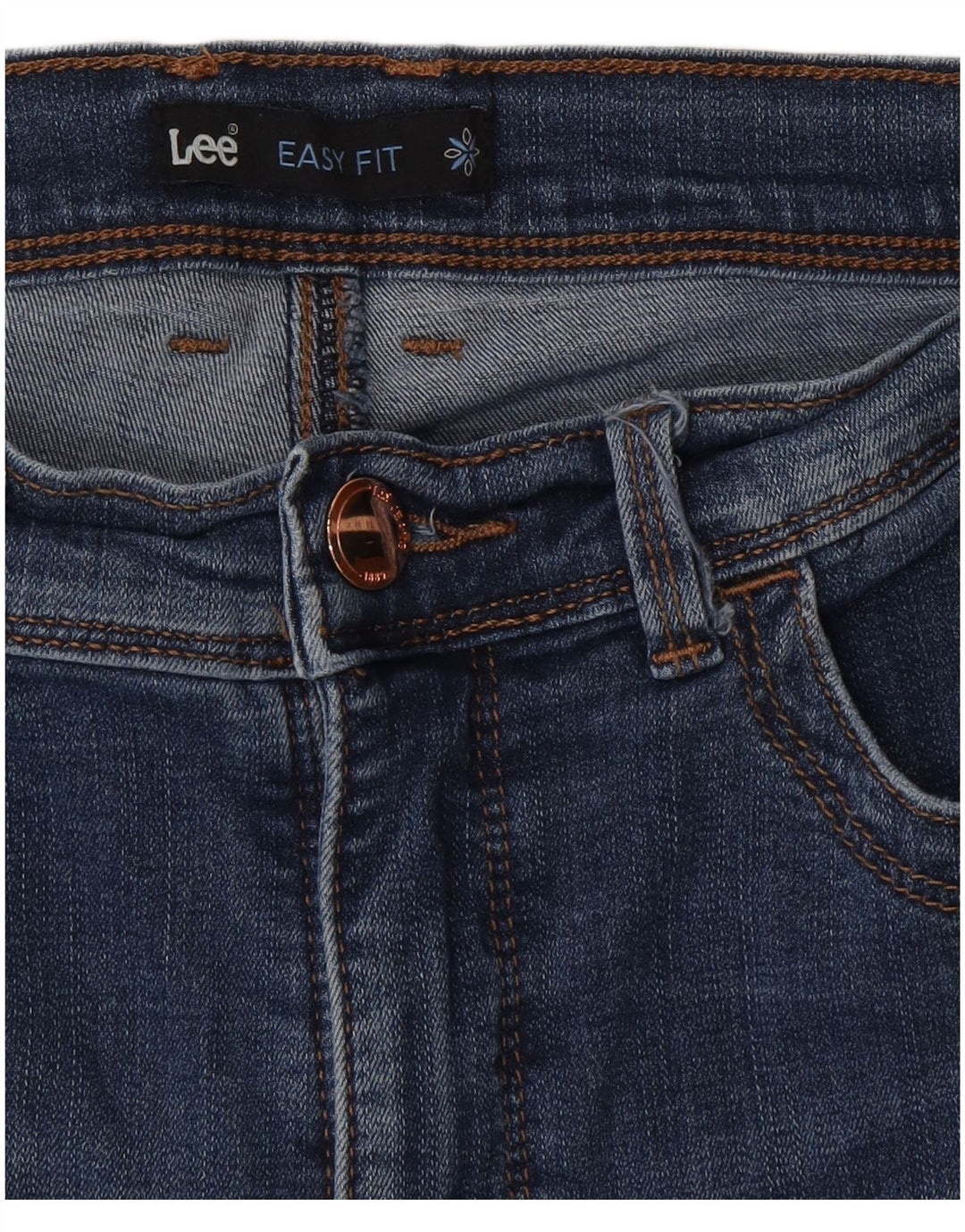 Lee Womens Capri Jeans US 10 Large W30 L23 Blue Cotton