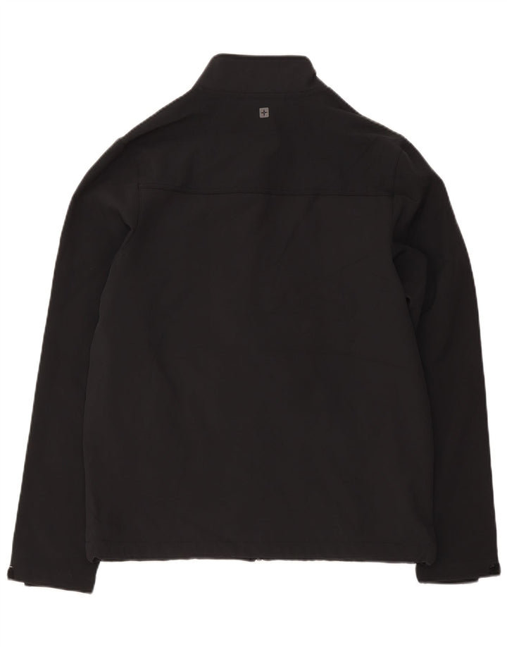 Mountain Warehouse Mens Graphic Windbreaker Jacket UK 38 Medium Black