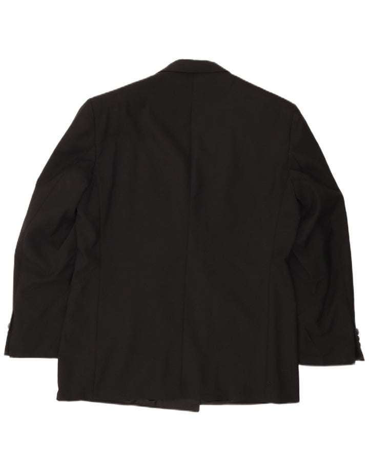 PIERRE CARDIN Mens Regular Fit Blazer Jacket UK 40 Large Black