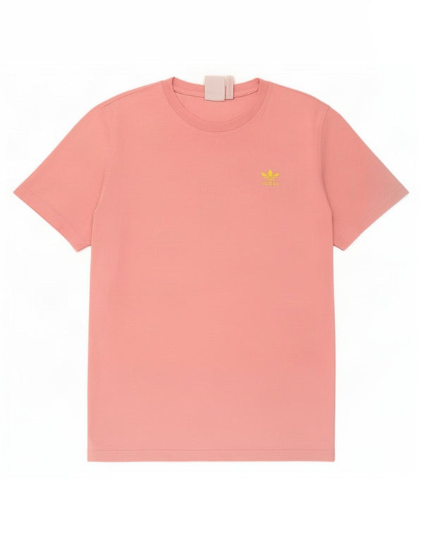 Adidas Mens Graphic T-Shirt Top Large Pink Cotton