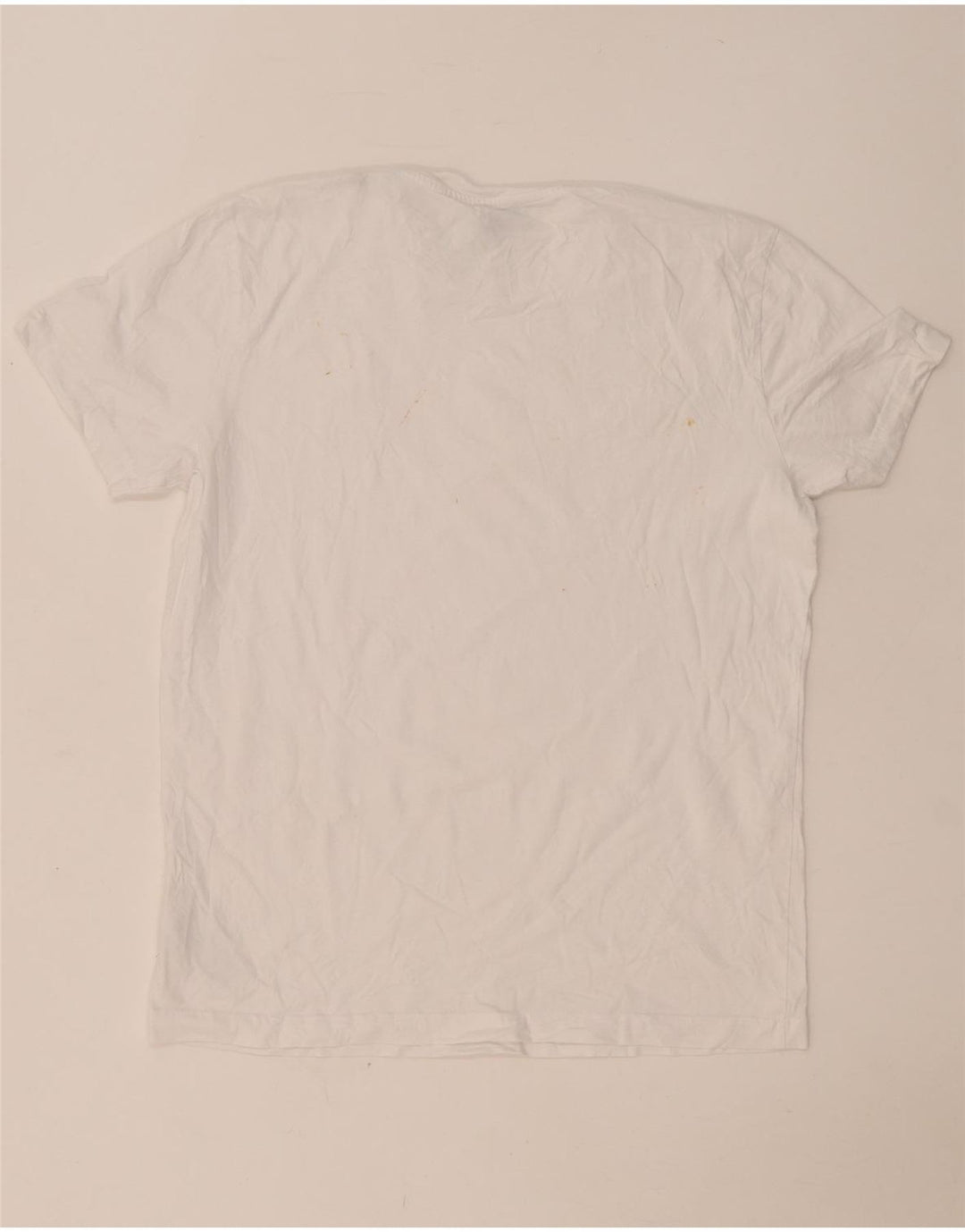 Diesel Mens T-Shirt Top Large White Cotton