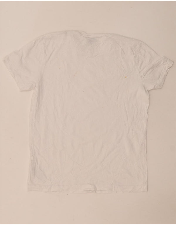 Diesel Mens T-Shirt Top Large White Cotton