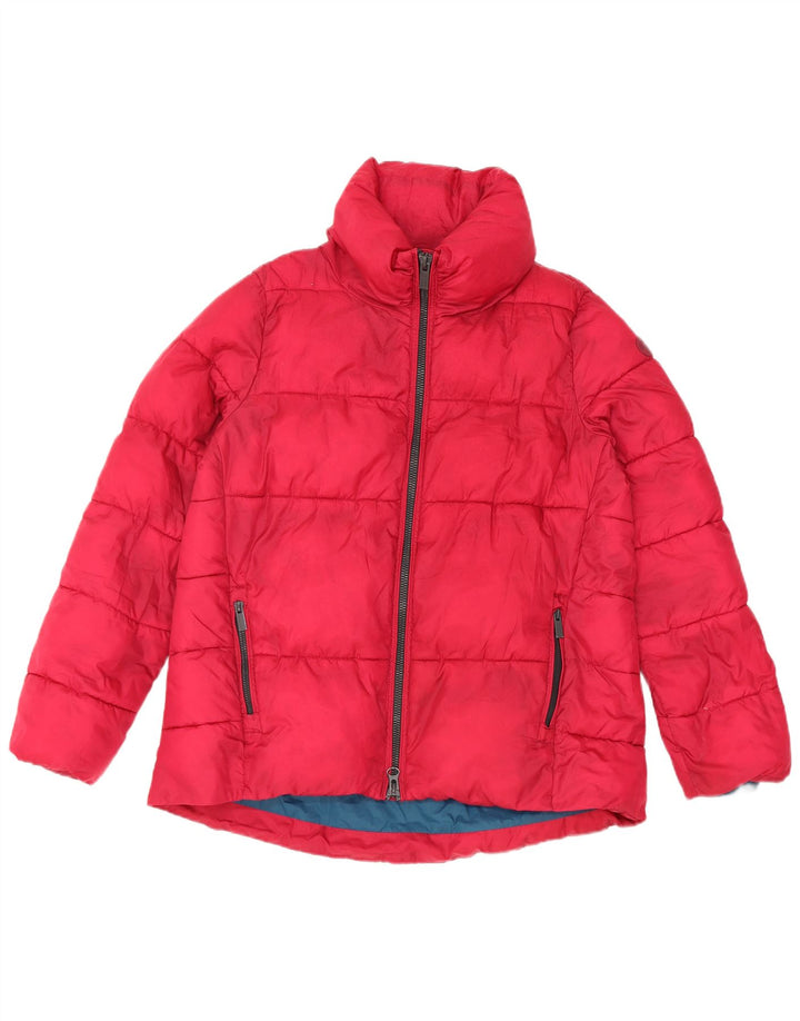 North Sails Womens Oversized Padded Jacket UK 6 XS Pink Polyester