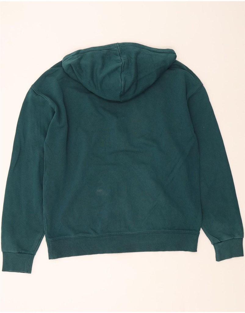 REEBOK Mens Zip Hoodie Sweater Large Green Vintage Reebok and Second-Hand Reebok from Messina Hembry 