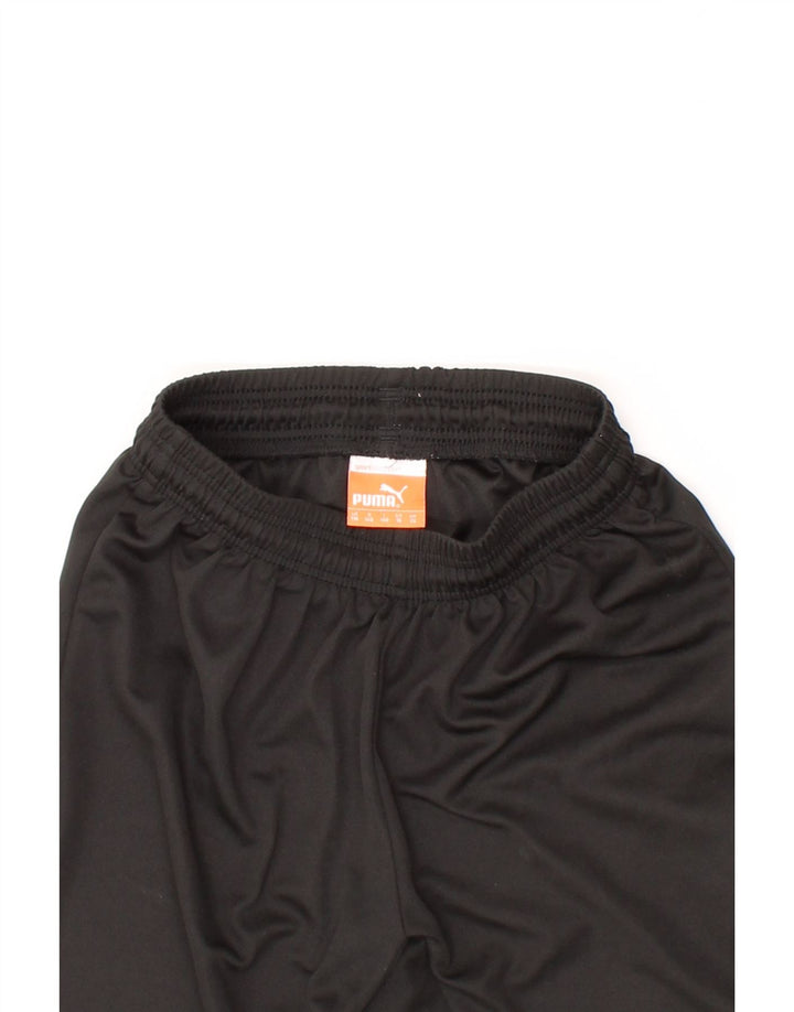 PUMA Boys Sport Shorts 9-10 Years Black Polyester Vintage Puma and Second-Hand Puma from Messina Hembry 