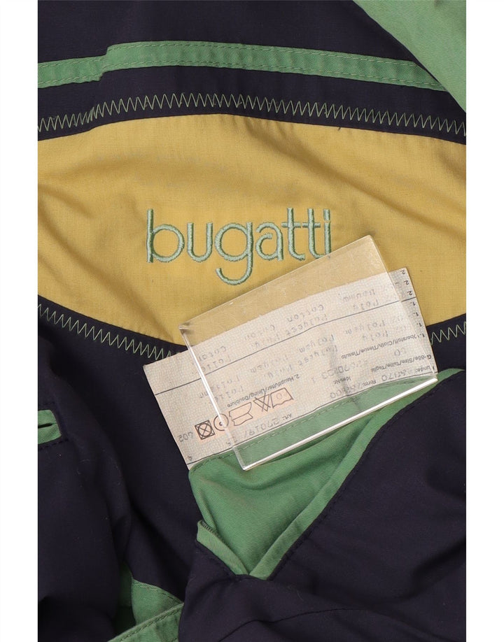 BUGATTI Mens Bomber Jacket IT 50 Large Green Polyester