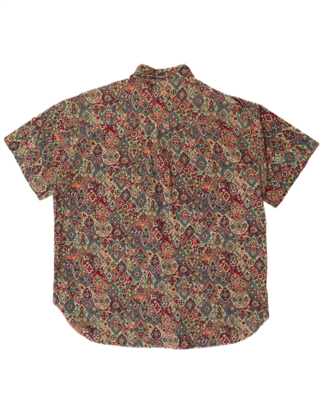 Belfe Womens Short Sleeve Oversized Shirt IT 44 Medium Multicoloured Floral