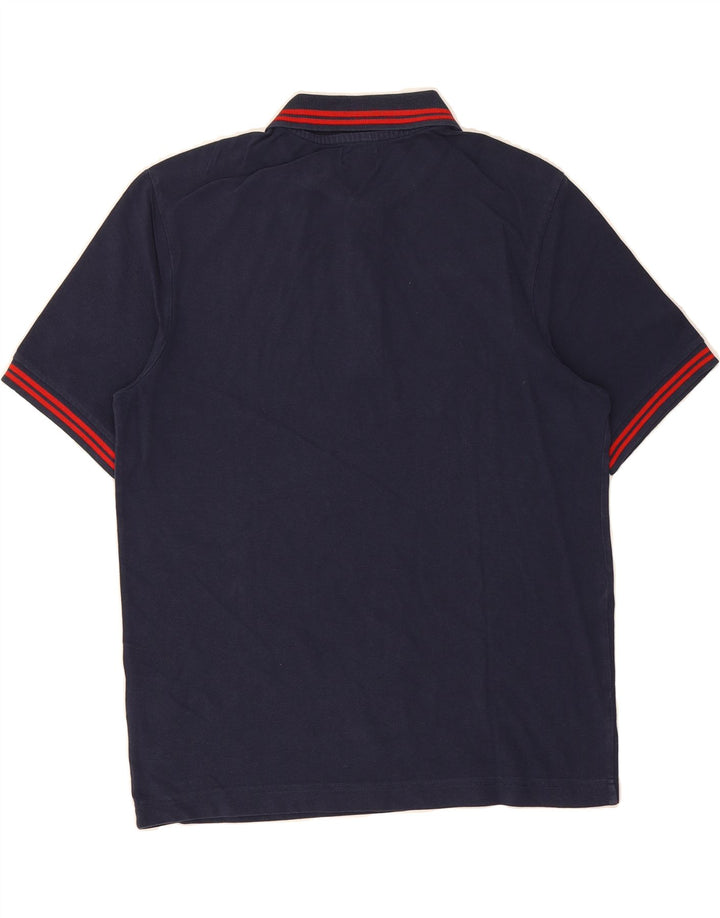 KAPPA Mens Polo Shirt Medium Navy Blue Cotton Vintage Kappa and Second-Hand Kappa from Messina Hembry 