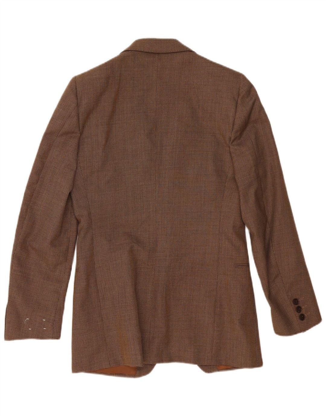Vintage Mens 2 Button Blazer Jacket IT 48 Medium Brown Polyester