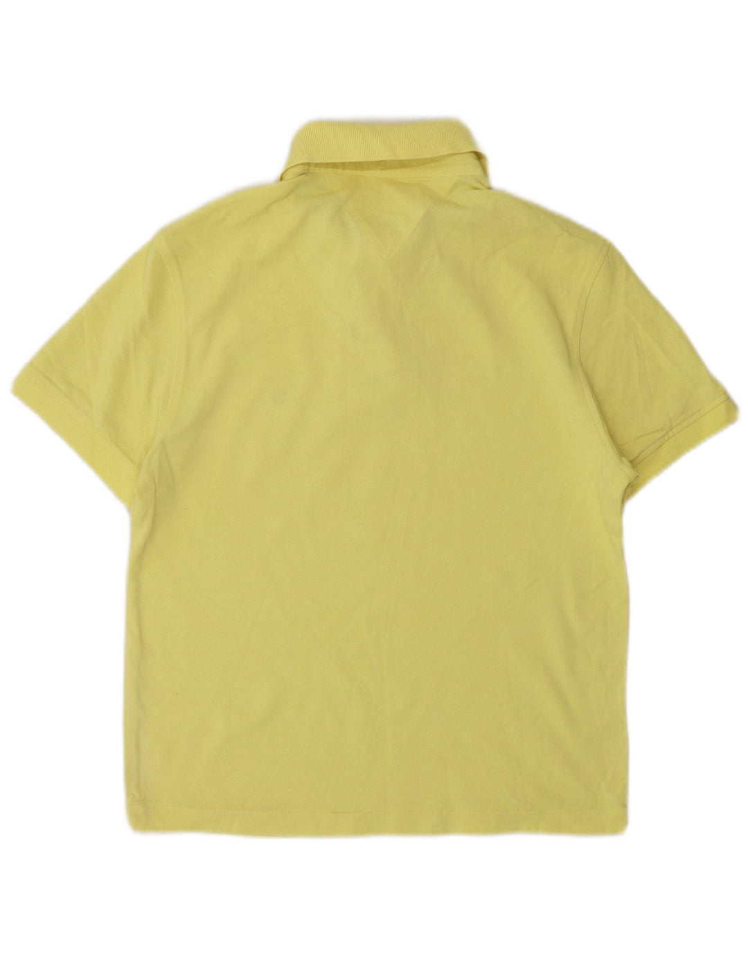 Tommy Hilfiger Mens Regular Fit Polo Shirt Small Yellow