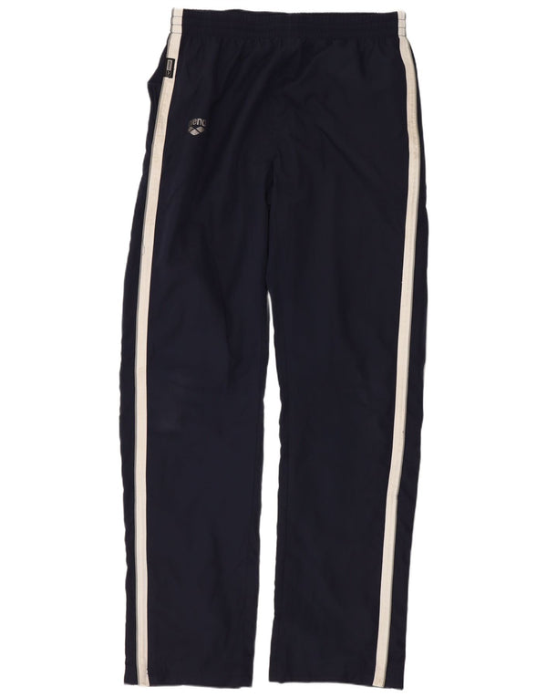 Arena Mens Tracksuit Trousers Medium Navy Blue Colourblock Polyester