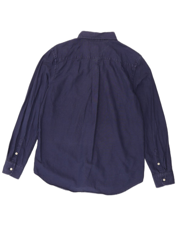 Ralph Lauren Boys Shirt 15-16 Years XL Navy Blue Cotton