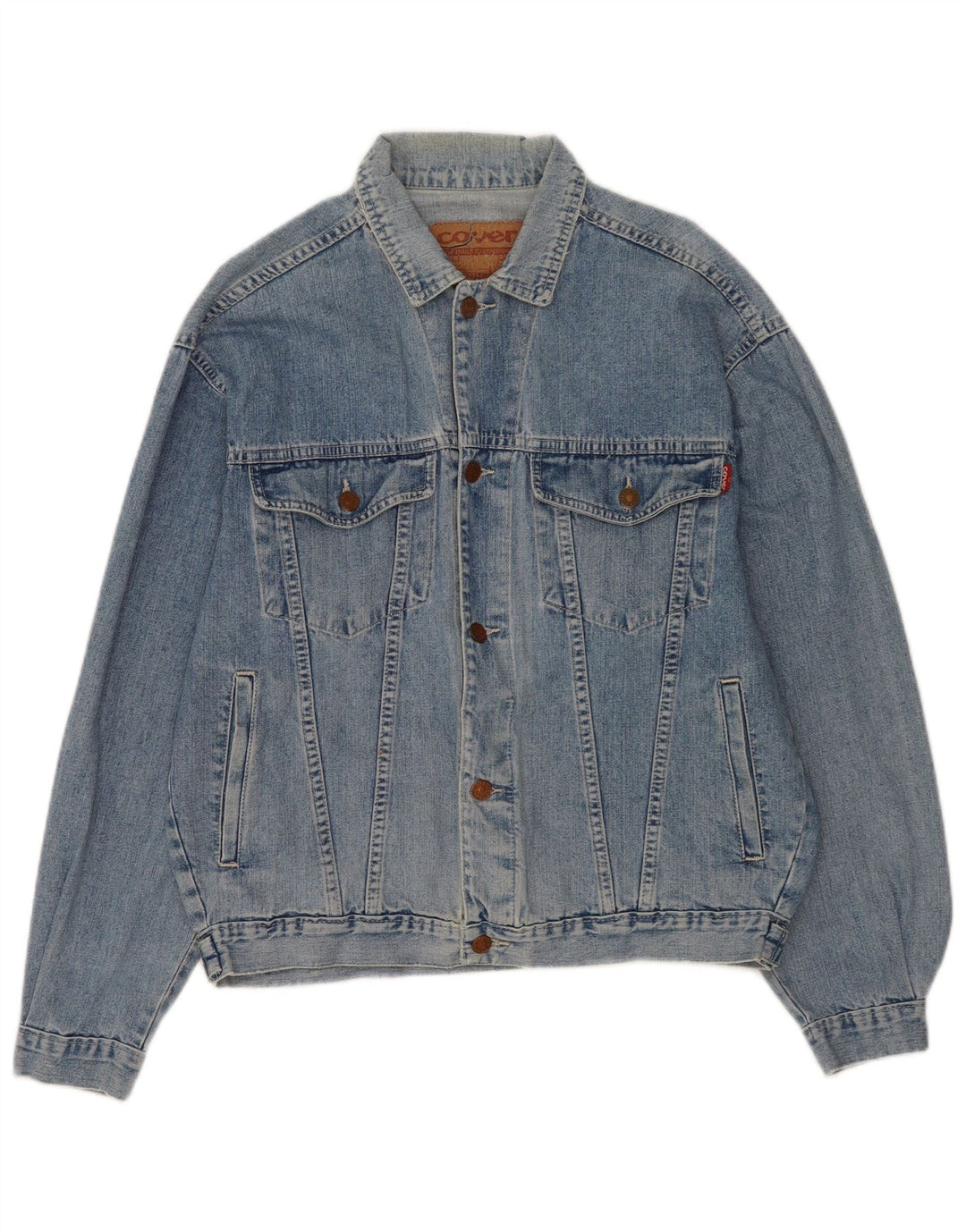 Cover Mens Denim Jacket UK 38 Medium Blue