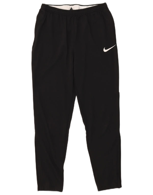 Nike Mens Dri Fit Tracksuit Trousers Medium Black Colourblock Polyester