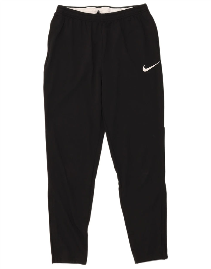 Nike Mens Dri Fit Tracksuit Trousers Medium Black Colourblock Polyester