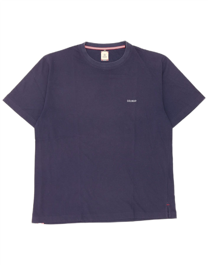 Colmar Mens T-Shirt Top XL Navy Blue Cotton