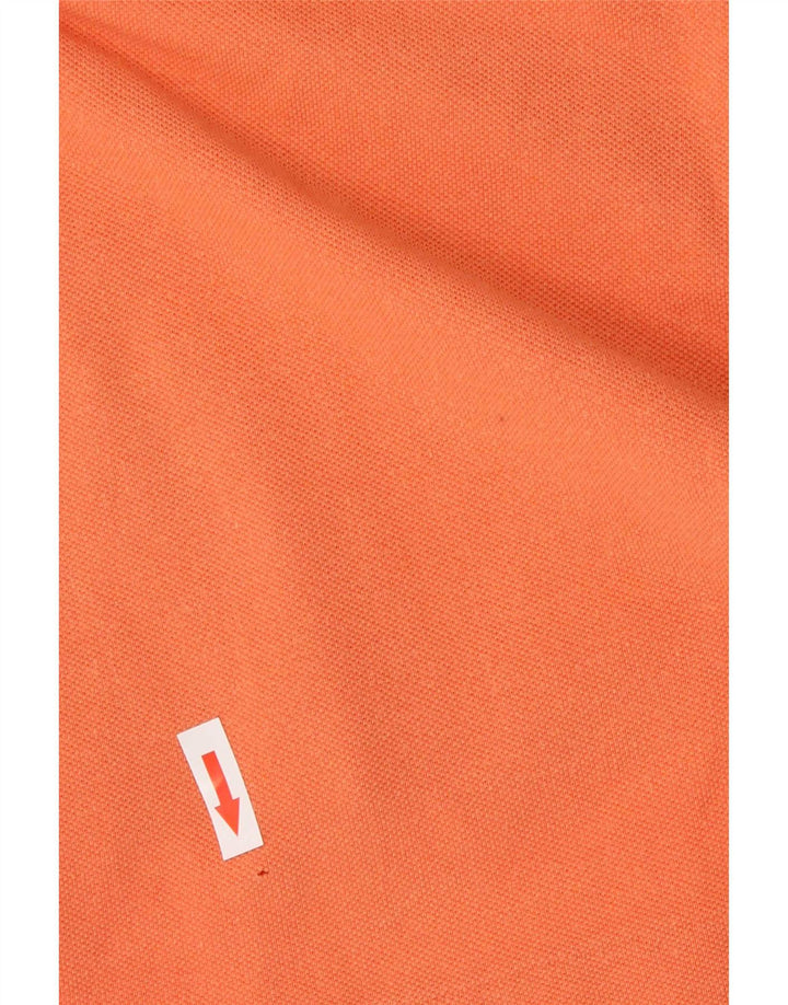 Polo Ralph Lauren Mens Polo Shirt Medium Orange Cotton