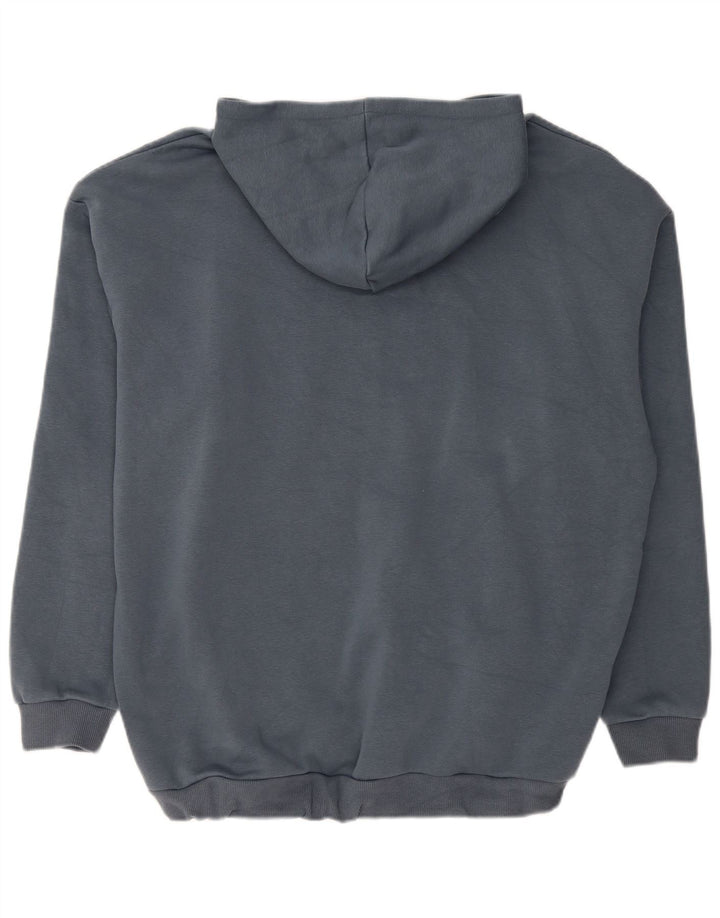 PUMA Mens Hoodie Jumper XL Blue Cotton
