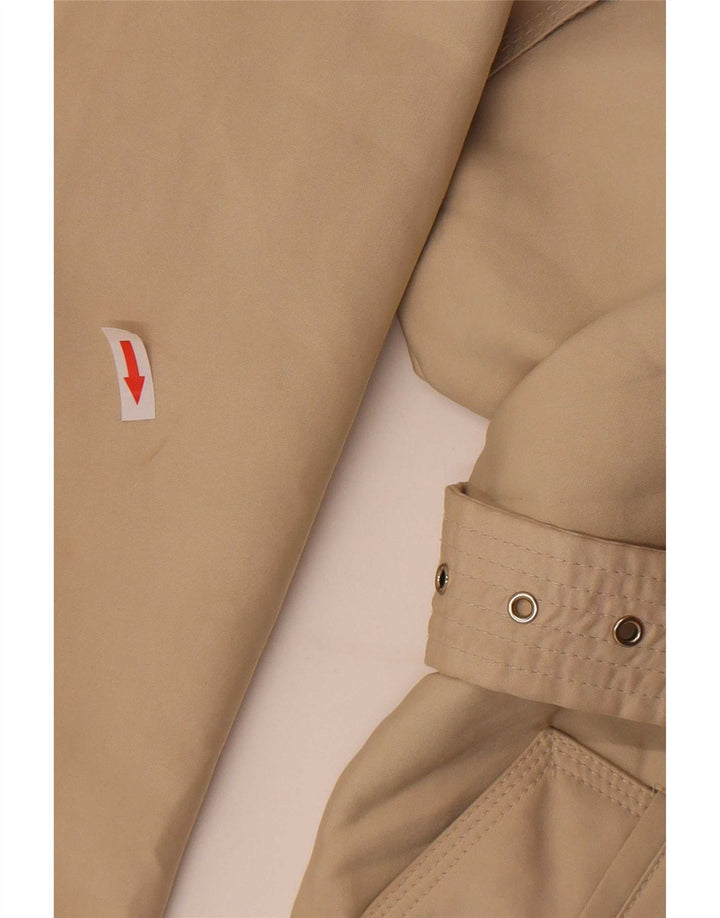 Zara Womens Trench Coat UK 10 Small Beige