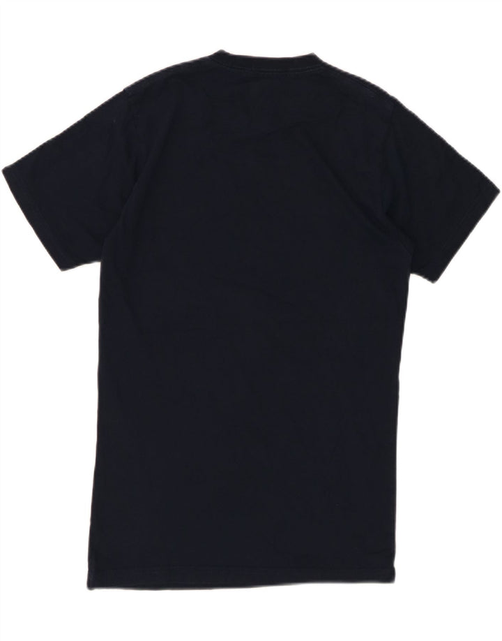 VANS Mens Classic Fit T-Shirt Top Small Navy Blue Cotton