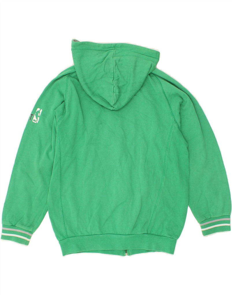 CHAMPION Boys Graphic Zip Hoodie Sweater 11-12 Years Large Green Cotton Vintage Champion and Second-Hand Champion from Messina Hembry 