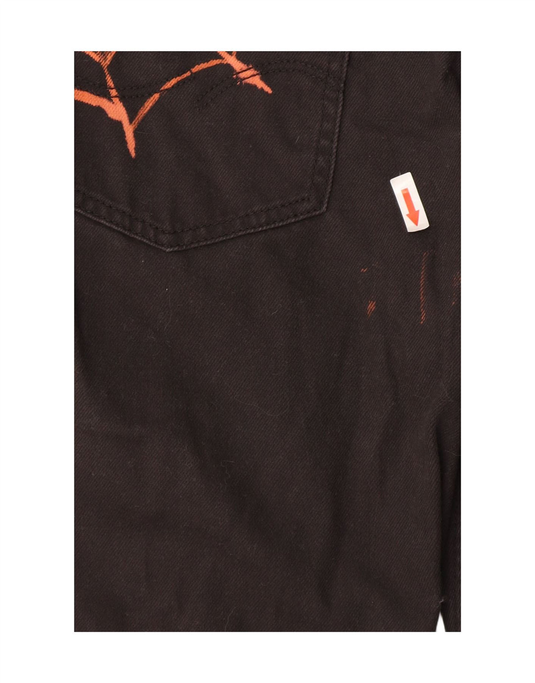Jack & Jones Mens Straight Jeans W32 L32 Black Cotton